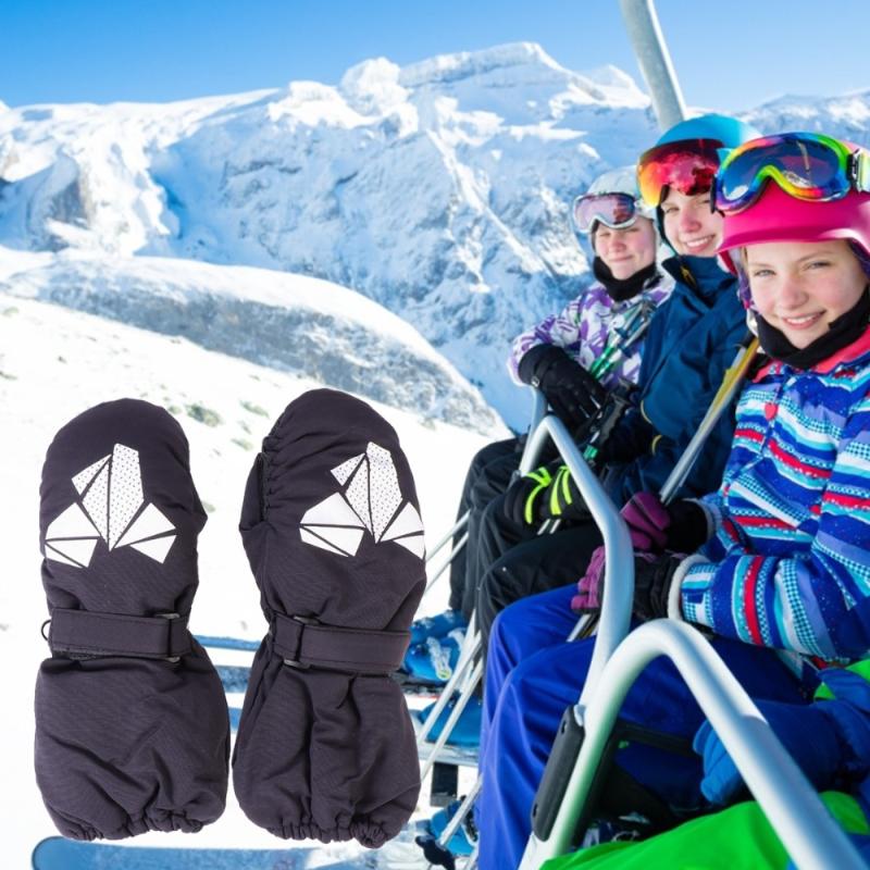 

1 Pair Durable Anti-slip Practical Kids for Skiing Winter Outdoor, Pink