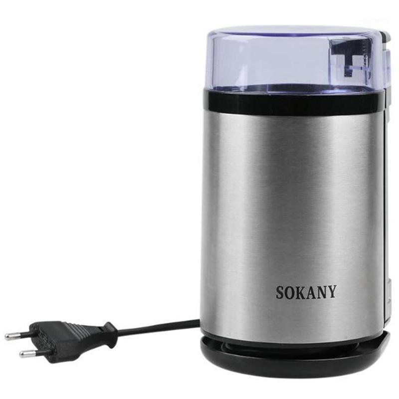 

SOKANY Stainless Steel Blade Electric Coffee Bean Grinder Home Kitchen Office Stainless Steel Home Use Coffee Make EU Plug1