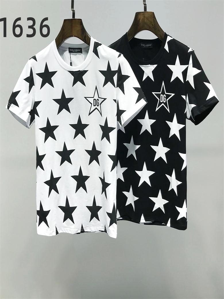 

2021 New men's T-shirt high quality casual short sleeves for men and women, hip hop fashion men's T-shirt round neck 2 color M-3XL #42, White