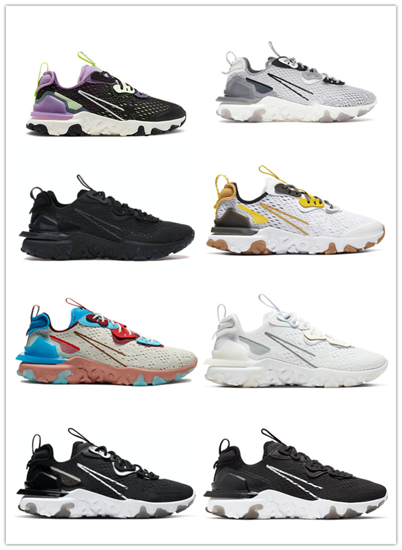 

React Vision White Honeycomb Running Sport Shoes For Mens And Womens Outdoor Trainers Shoes Size 36-45