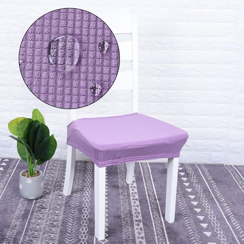

Chair Cover Skin Friendly Anti Dust Dining Room Home Simple Decoration Elastic Breathable Waterproof Fabric Removable Split Type