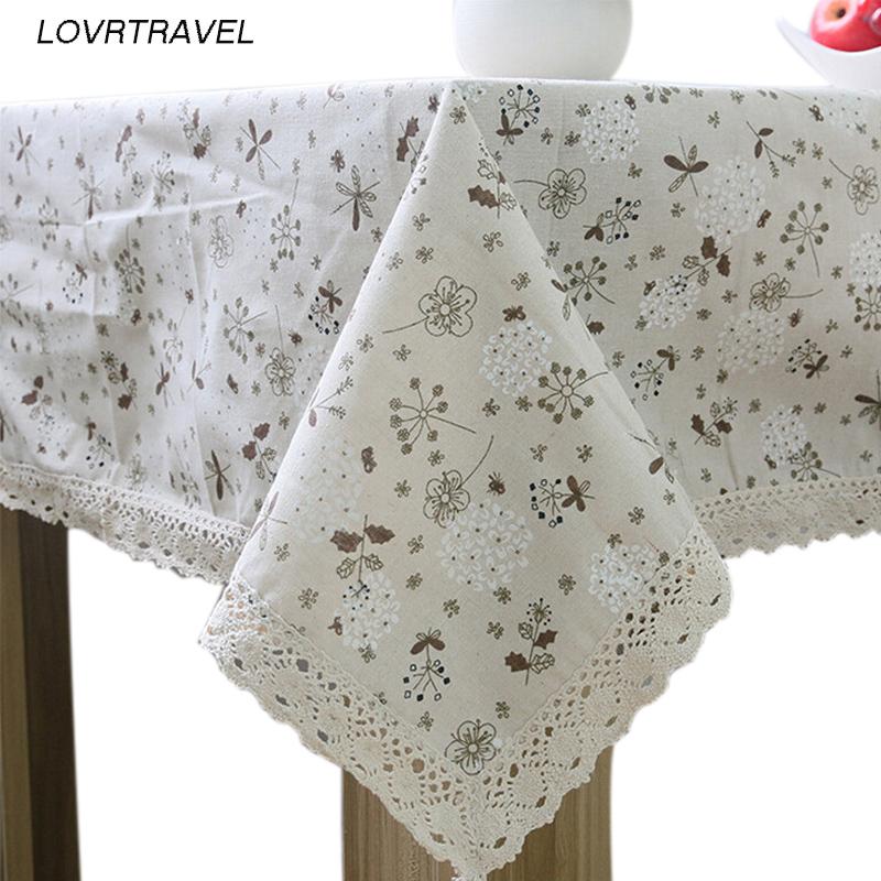 

Home Decorative Table Cloth Linen Lace Tablecloth Rectangular Dining Table Cover Cloths Obrus Tafelkleed mantel mesa nappe, Dandelion