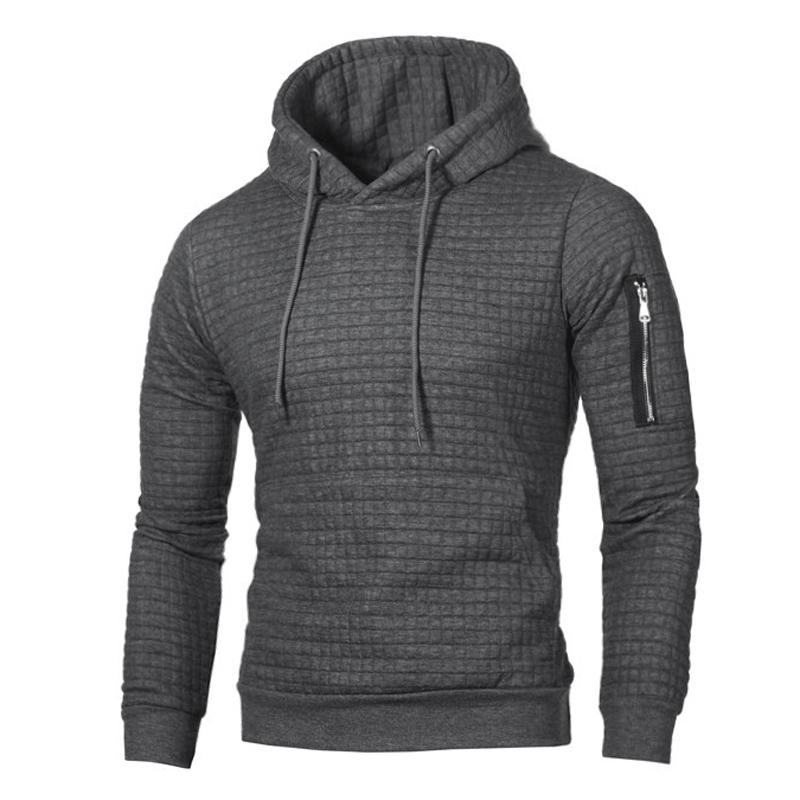 

Spring New Running Hooded Jackets Men Pullover Sweatshirts Training Jogging Hoodies Outdoor Sports Coat Hip Hop Streetwear, Black