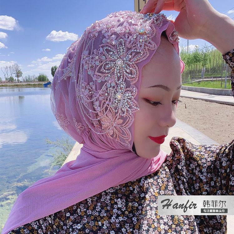 

Luxury Malaysia Muslim wedding gift girl women hijab shawls scarves