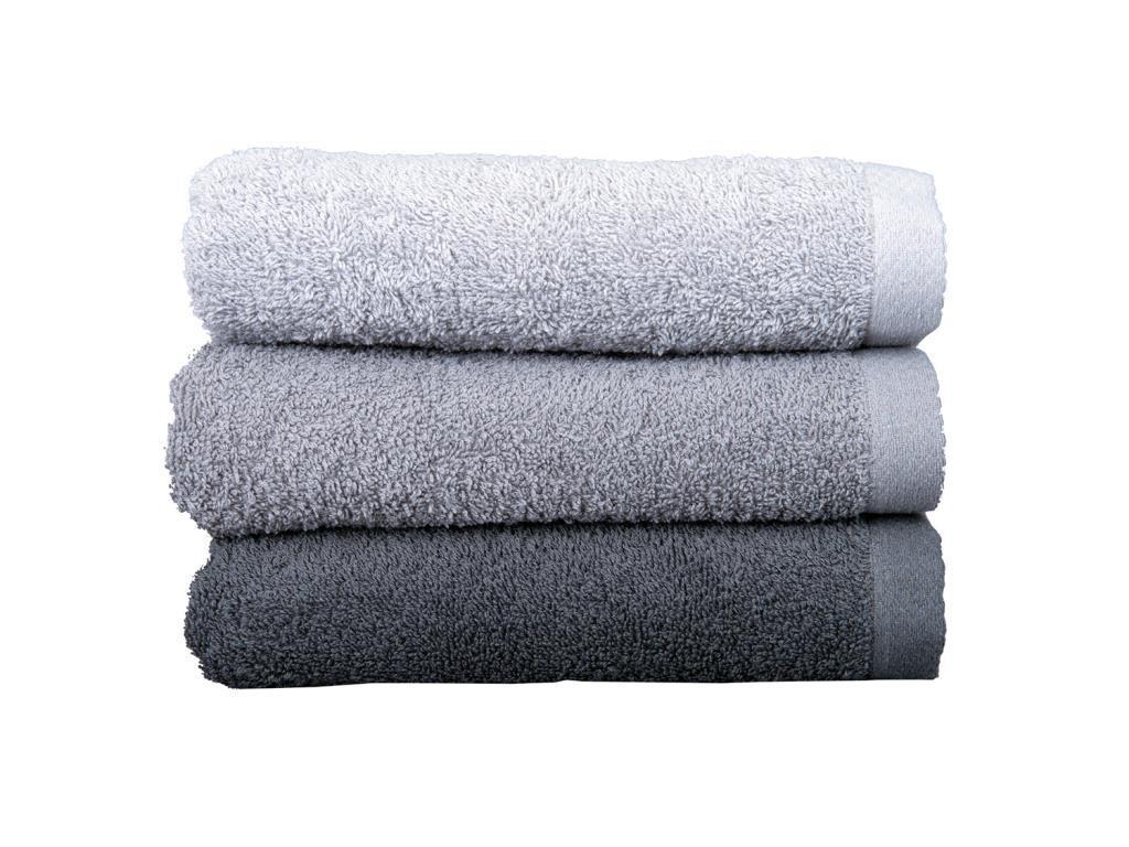 

Transition of 3 PCs Cotton Bath Towel Set-7 Color, Black