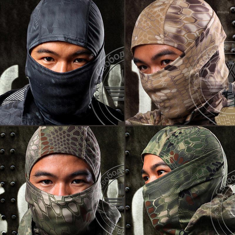 

Outdoor Camouflage Tactical Balaclava Masks Paintball Full Face Motorcycle Skiing Cycling Mask Hood1, As picture