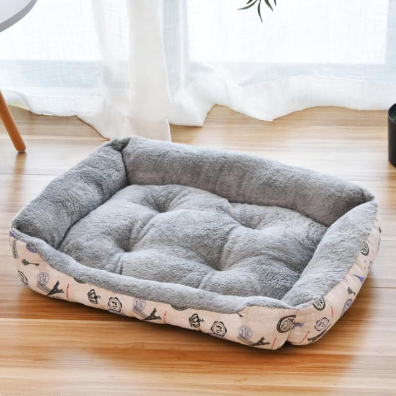 

Lovely Warm Soft Cat Bed House Cat Winter Pet Dog Nest Summer Winter Round Puppy Small Dog Home Cushion Mats Pet Supplies1