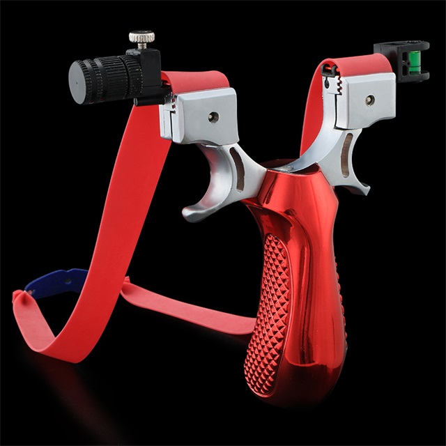 

colorful resin Catapult with Flat Rubber Band Outdoor Shooting Game Sling Shot Set