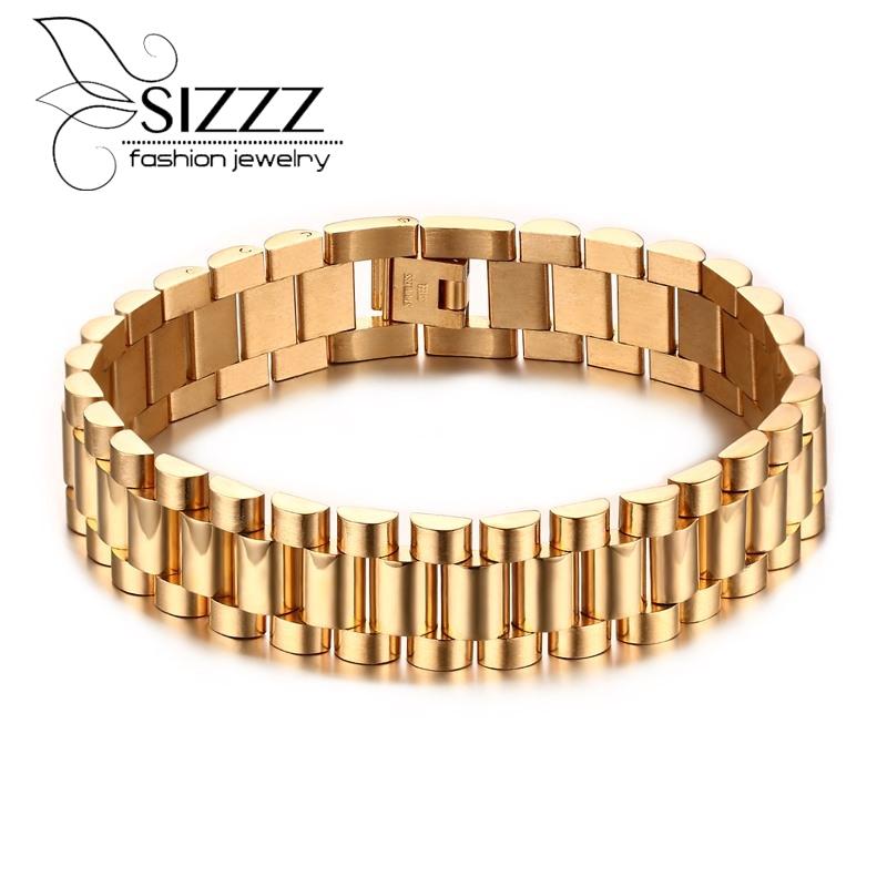 

Men's Bracelet 22cm Chunky Chain Bracelets Bangles Stainless Steel Male Jewelry Gift