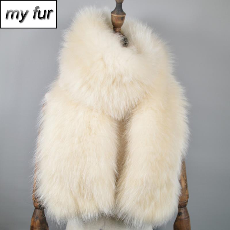 

New Luxurious Quality Women Real Fur Scarf Warm Soft Knitted Long Style Real Fur Shawl Wrap Natural Ring Scarves
