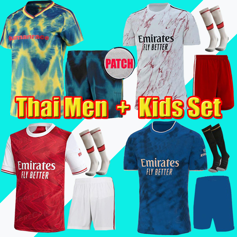 

Adult Kids kit Arsen soccer jersey 20 21 PEPE SAKA NICOLAS CEBALLOS HENRY GUENDOUZI SOKRATIS MAITLAND-NILES TIERNEY 2020 2021 football kit, Adult kit 4th +patch + sock