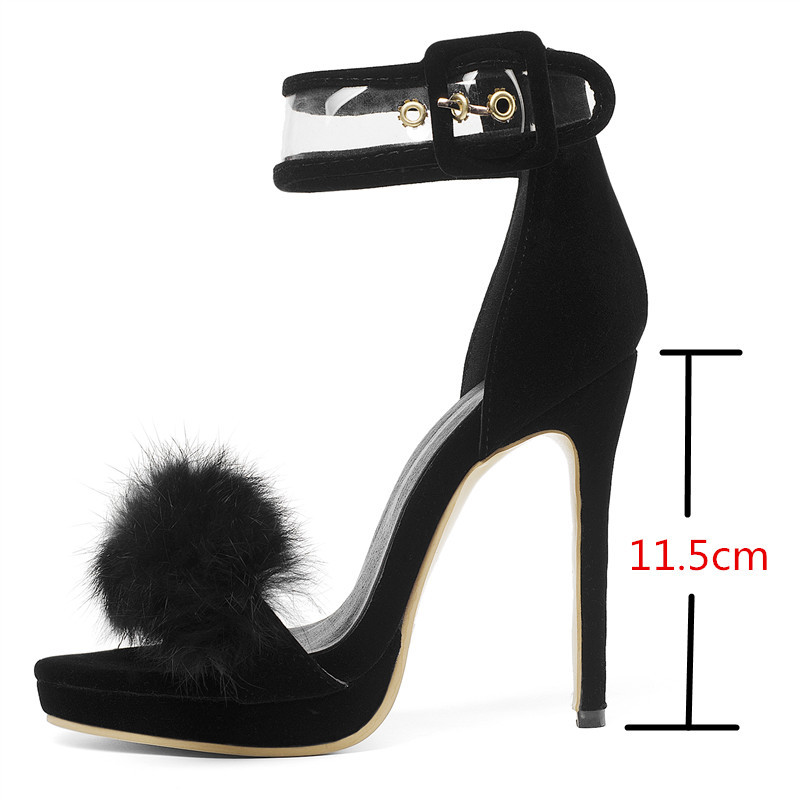 

2021 New Big Size Women Sexy Stiletto High Heels Wedding Prom Party Ladies Gout Ship Shoes RY4A, Black