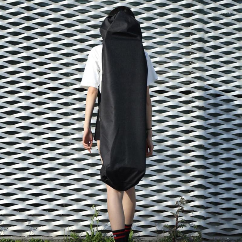 

Large Capacity Adjustable Longboard Backpack Skateboard Easy To Carry Bag Dance Board Drift Board Travel Long Package1, Black