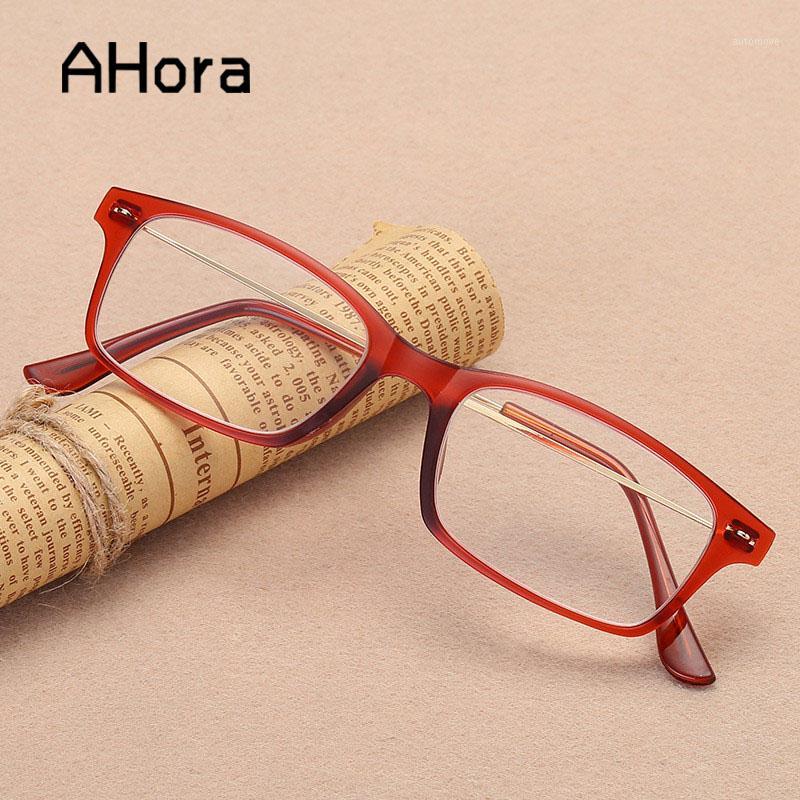 

Ahora Suqare Reading Glasses Women&Men Clear Lens Magnify Presbyopia Eyeglasses Hyperopia Eyewear +1.0+1.5+2.0+2.5+3.0+3.5+4.01