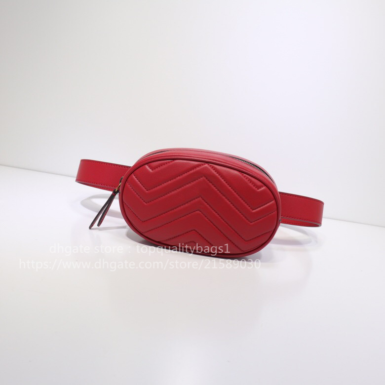 

new hot sold fashion 18cm Genuine leather Top quality women luxurys designers shoulder bag women designers Classic Waist bag Free Shipin, With dust bag gift bag