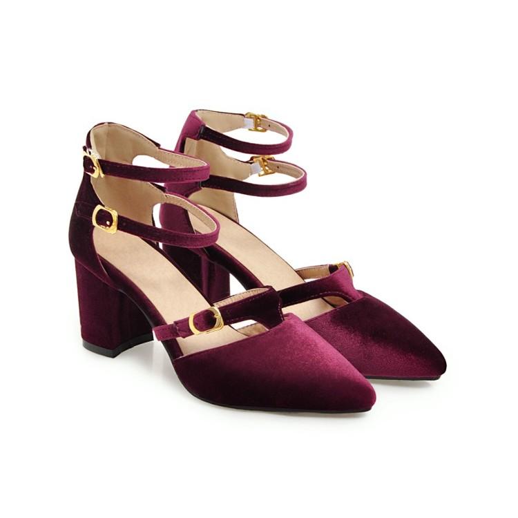 

Big Size Pointy personalized sandals high heels sandals women shoes woman summer ladies, Black