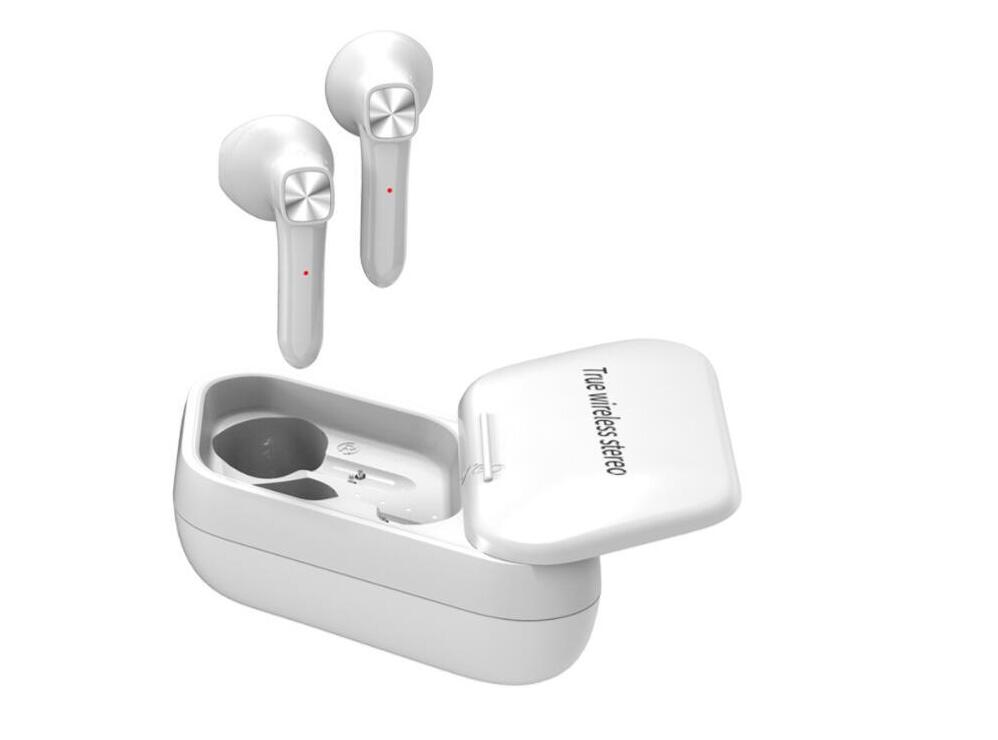 

TWS Earphones Rename 2.0 Bluetooth Headphone auto paring wireless Charging case Earbuds 2nd, White