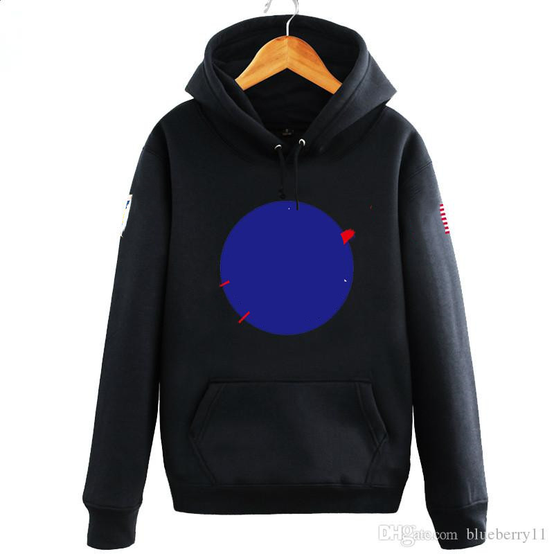 design Letter Printed Hooded Hip Hop Streetwear Long Sleeve Black Gray Autumn Casual Loose Men Sweatshirts