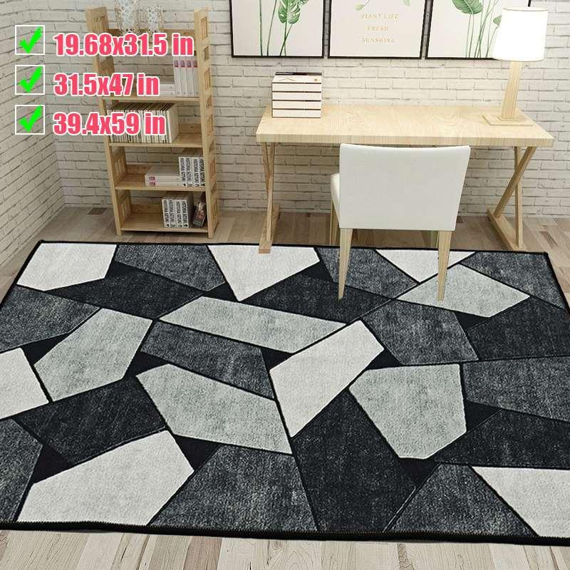 

Anti-slip Kitchen Mat Modern Bath Carpet Entrance Doormat Tapete Rugs for Bedroom Prayer Pad Large Non-Slip Living Room Rug, As pic