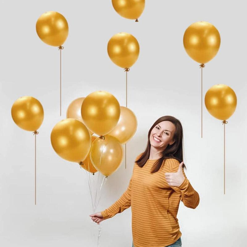 

15 balloons + ribbon 12 inch pearlescent color balloons set decoration party Z6P8