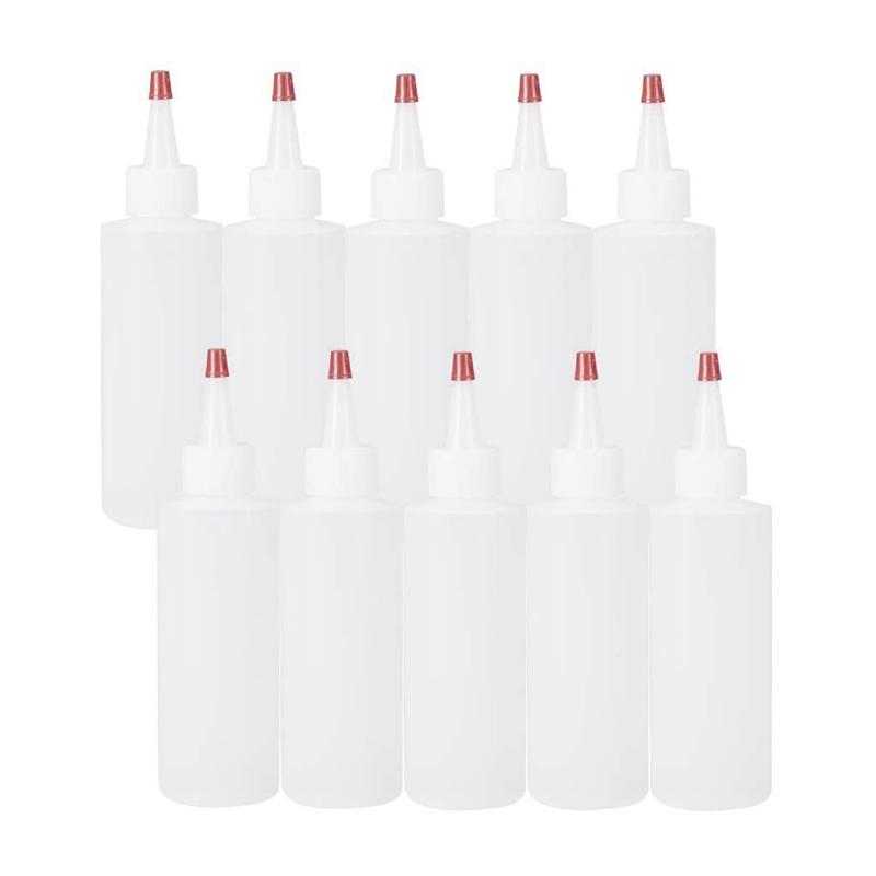 

20Pack 120Ml PE Squeeze Dispensing Bottles with Red Tip Caps - Good for Crafts, Art, Glue, Multi Purpose
