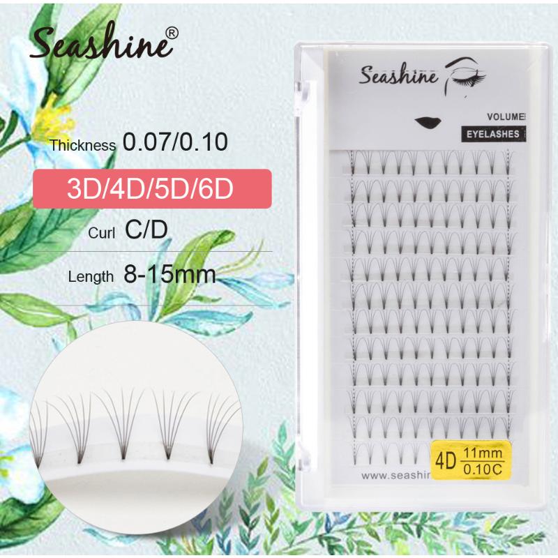 

Seashine Faux lash Individual Eyelash Extension Lashes Maquiagem Cilios Professionals Soft Natural Eyelash Extension