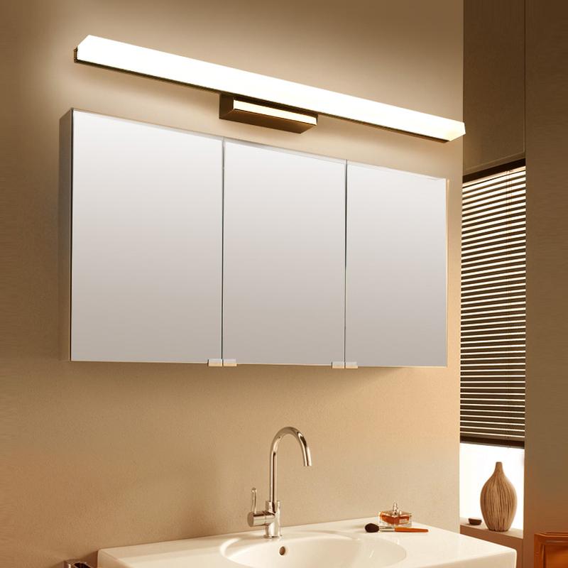 

Modern simple LED bathroom mirror headlights living room aisle bedroom warm bedside wall lamp mirror front light mx6191347