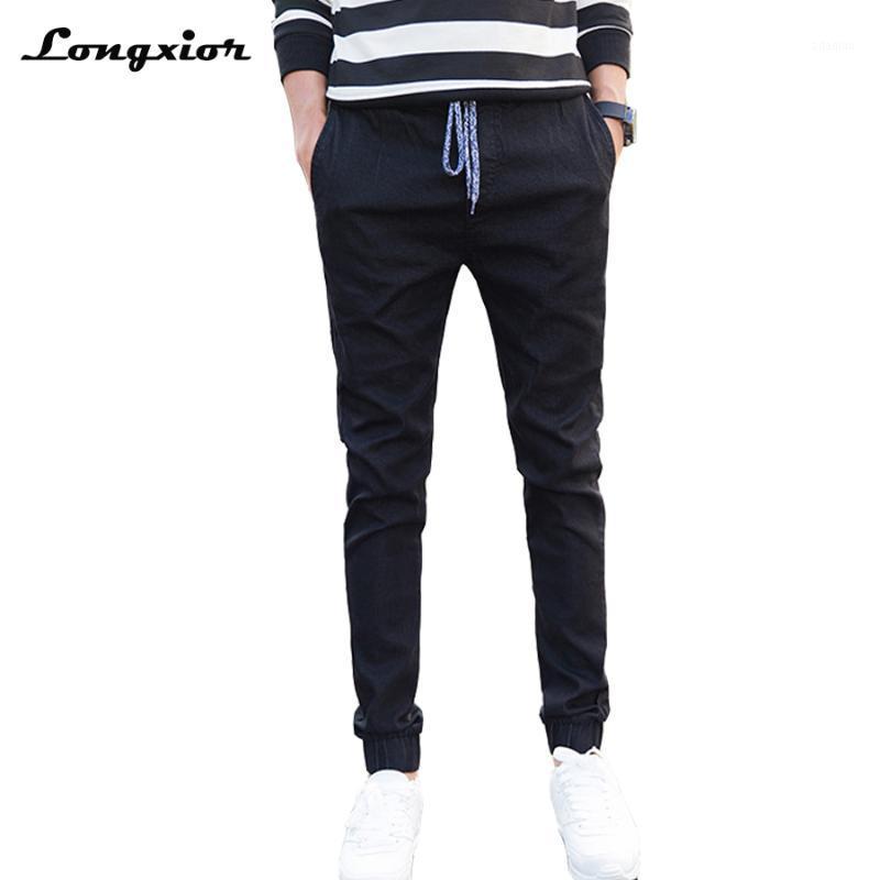 

2020 Spring Black Jeans Men Fashion Slim Fit Denim Pants Men's Casual Pencil Pants High Quality Elasticity Jeans Trousers LP311