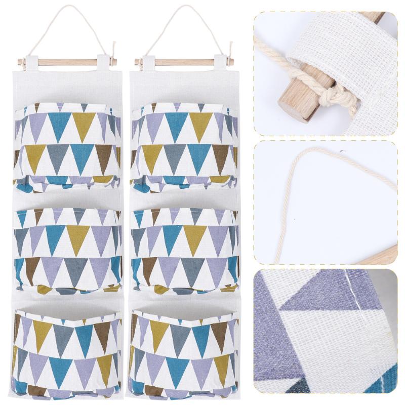 

1pc Hanging Storage Bag Storage Pouch Bag Hanging Organizer for Bedroom Wall, Colorful