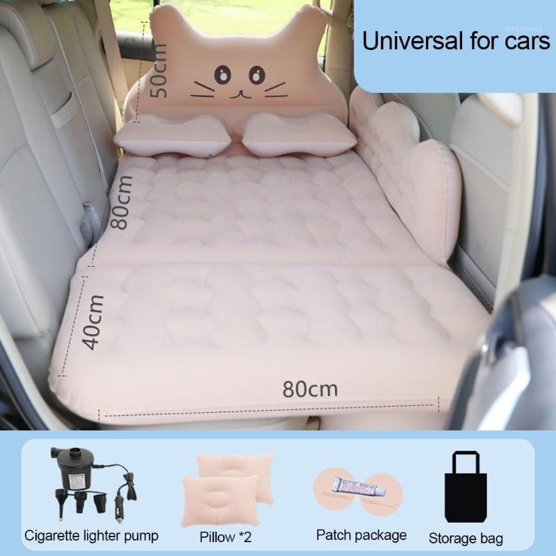 

Car Air Inflatable Travel Mattress Bed For Camping Accessories Air Mattress Bed Back Seat Sleep Pad Portable1