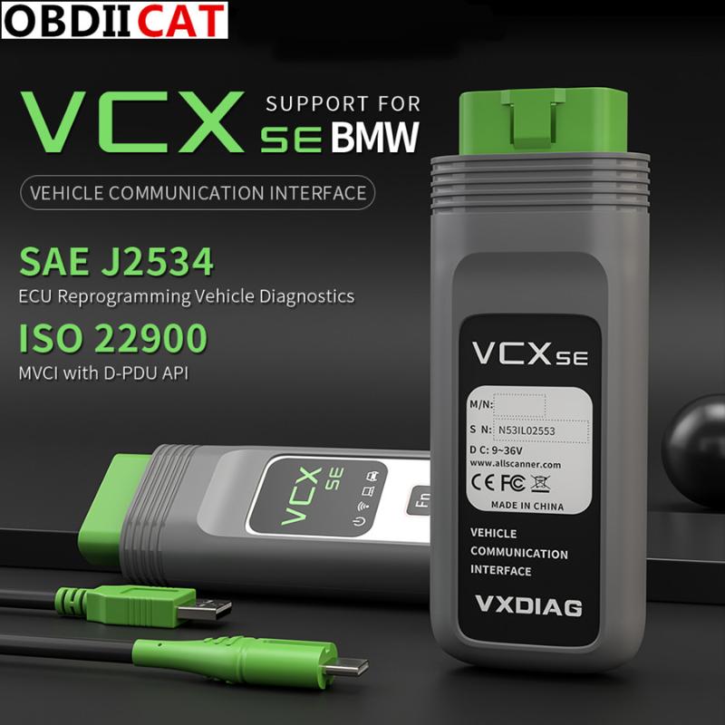 

VXDIAG VCX SE Fit For B--M-W Better ICO-M A2 A3 NEXT WIFI OBD2 Scanner Car Diagnostic Tool ECU Programming Online Coding DOIP