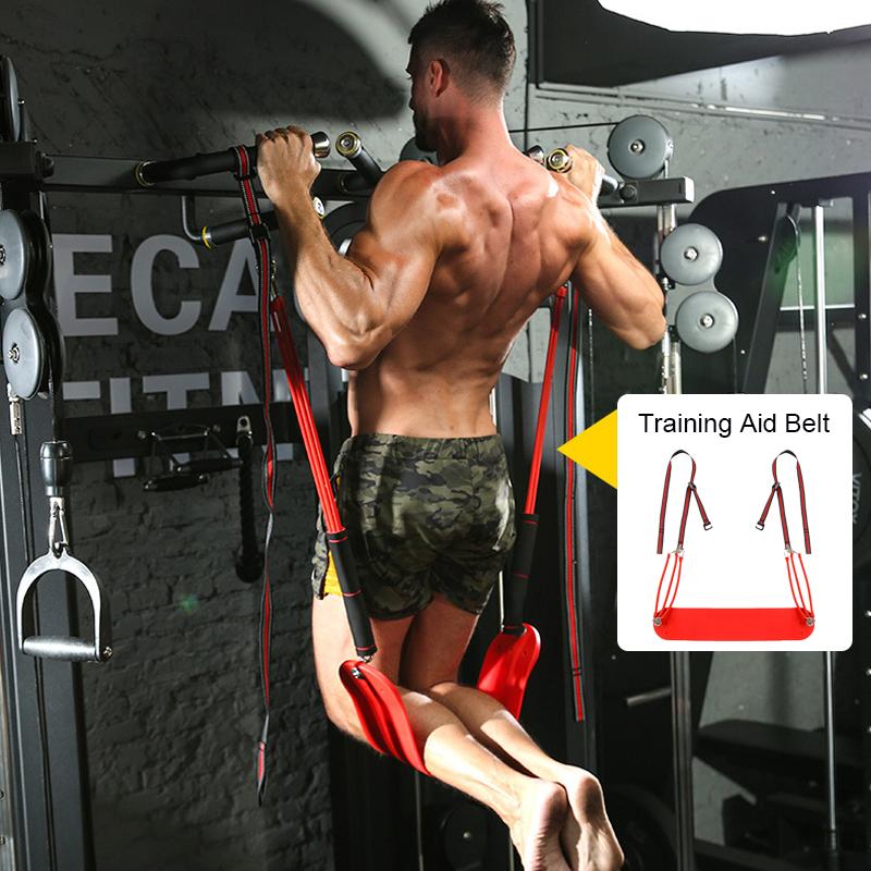 

Slimming Tool Pull-Up Training Device Horizontal Auxiliary Belt Elastic Rope Resistance Belt Arm Strength Fitness Elastic Band