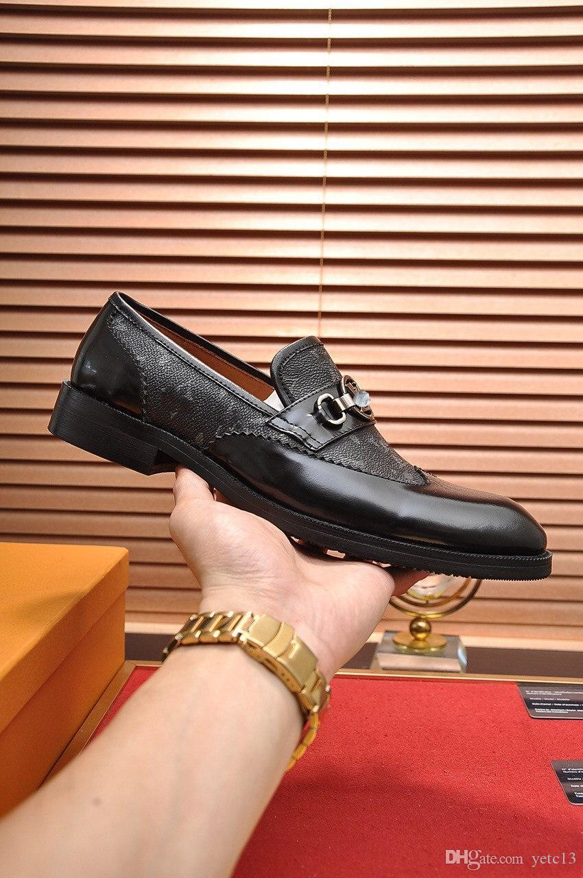 

G1 ORIGINAL Men's dress italian leather SHOES luxury brand DESIGNER MENs loafers genuine leather formal loafers moccasins MEN A2, #01
