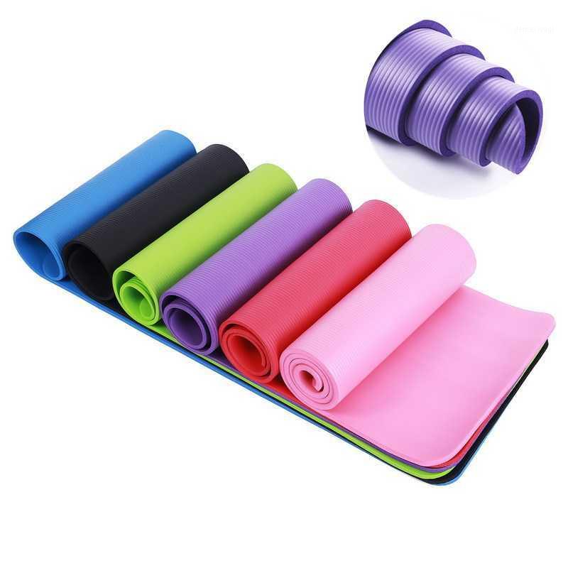 

NBR 10mm Fitness Mats for Yoga Pilates pads mats Gym Exercise workout accessories Women body shaping tool Aid training pads1, Pink