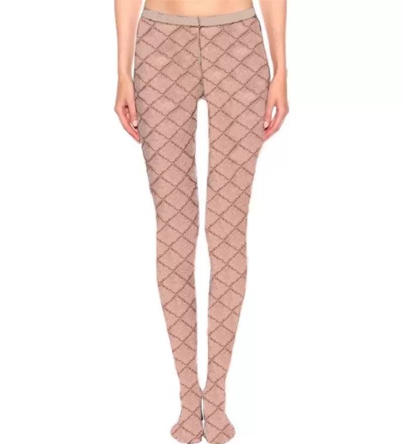 Maison textile g collants bas de luxe collants de luxe lettres sexy bas bases mode femme décontractée bassages serrés dame de mariage panty tuyau