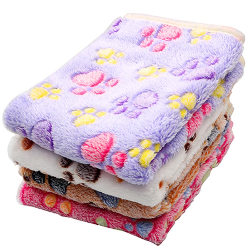 

Soft Flannel Pet Soft Fleece Pad Pet Blanket Bed Mat For Puppy Dog Cat Sofa Cushion Home Rug Keep Warm Sleeping Cover, Light purple star