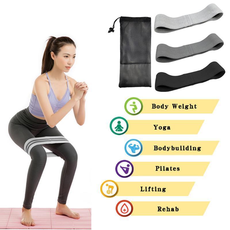 

Loop Booty Band Kit Yoga Sport BuLift Elastic Workout Resistance Belt Pilates for Easy Safety Working-out Ornaments1