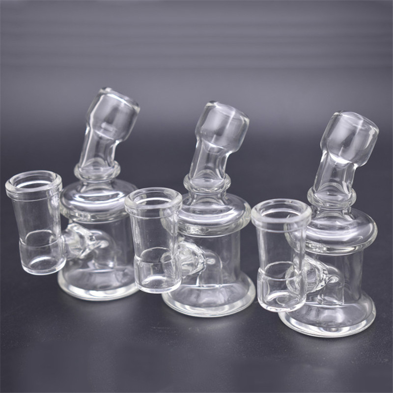 

Cheapest Mini glass beaker Bong Thick Heady Glass Dab Rigs Bubbler 14mm Female Water Bong smoking bubbler hookah shisha 2pcs