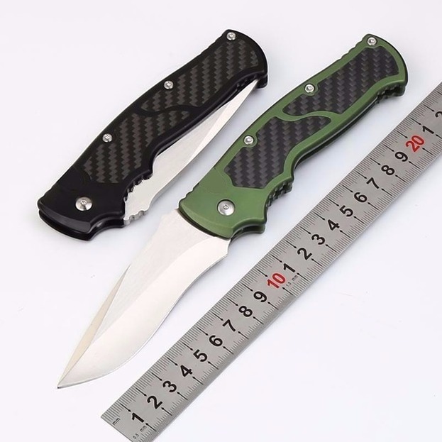 

brend Horizontal opening knife D2 blade carbon fiber automatic auto single action Hunting artwork collection knives Xmas gift pocket tool