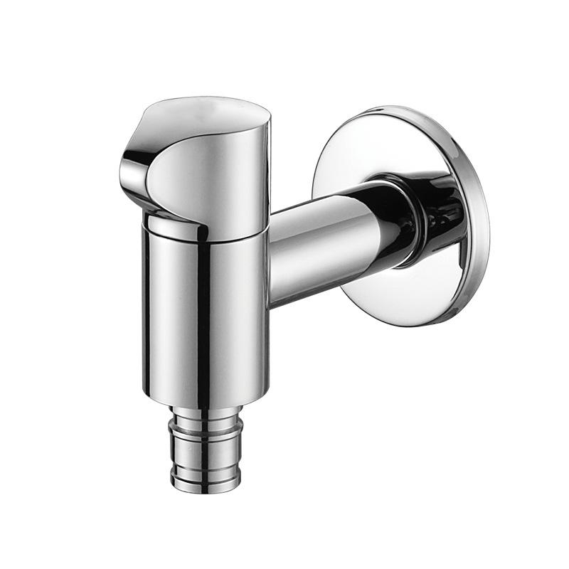 

Bibcocks Tap For Outdoor Garden Chrome Brass Wall Mount Bathroom Corner Washing Machine Faucet Bath Toilet Mop Pool Taps