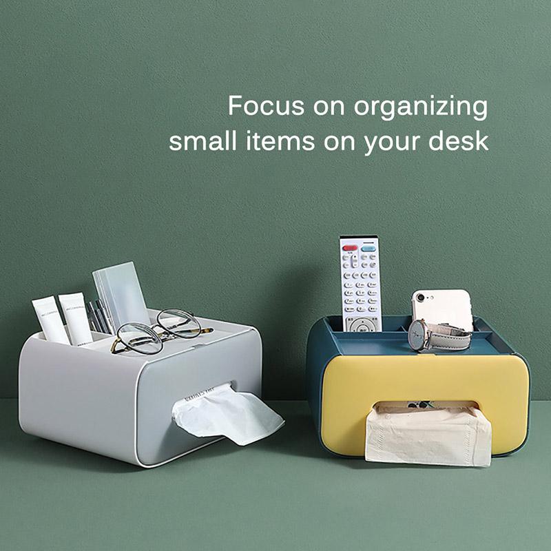 

Home Kitchen Desk Tissue Case Plastic Cover ABS Tissue Holder Makeup Cosmetic Storage Box Organizer Bathroom Car Anti-Slipping