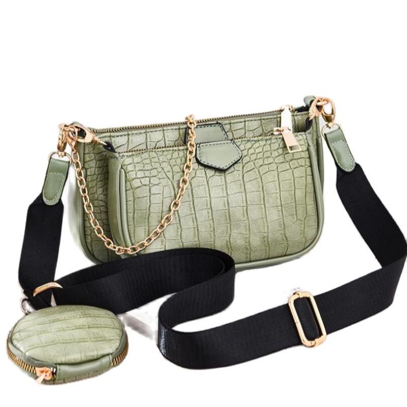 

Evening Bags Fashion Brand Designer Ladies Shoulder Bag Chain High Quality Handbag All-Match Stone Pattern Crossbody Motorcycle