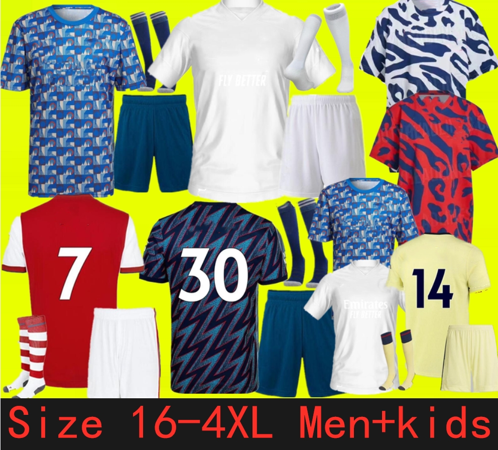 

21 22 SMITH ROWE PEPE SAKA soccer jerseys Fans Player version ØDEGAARD THOMAS MARTINELLI WILLIAN TIERNEY 2021 2022 PRE MATCH no more red football shirt Men Kids kit sets, Thai version 2