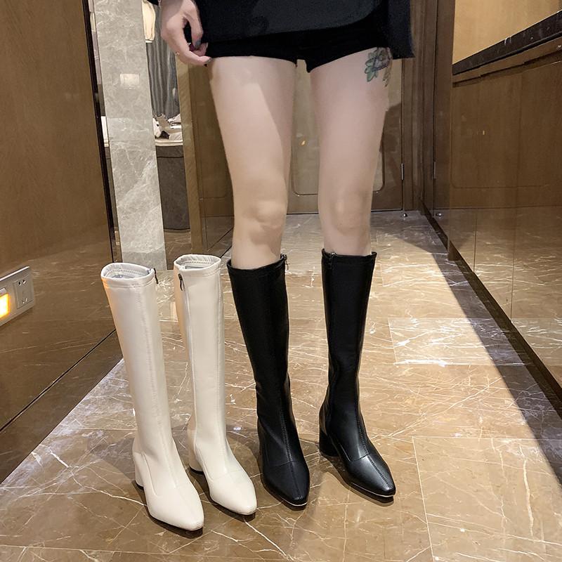 

Pointy Boot Brand Women's Shoes Boots-Women Sexy Thigh High Heels High Sexy Winter Footwear Round Toe Pointe Fashion