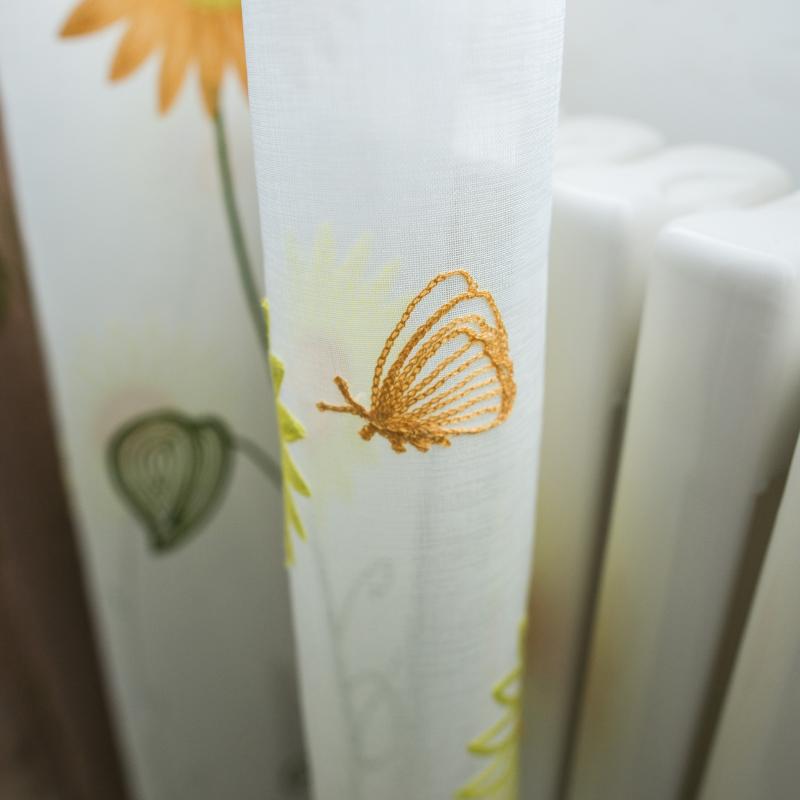 

Curtains for Living Room Bedroom Selling Modern Simple and Fresh Embroidered Fabric, Tulle
