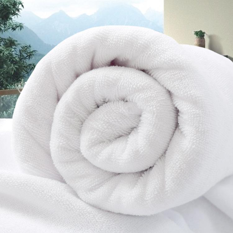 

Towel 200*100cm 100% Cotton El SPA Large Bath Beach Brand For Adult Home Textile Bathroom Swim Seaside, White