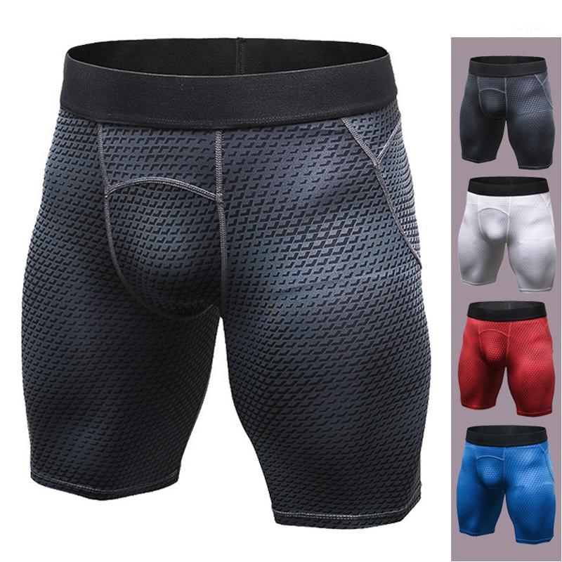 

Running Tights Men Short Workout Leggings Sport Fitness Tights Compression Shorts Skin Men Training Gym Cycle Short Pants Black1, Black
