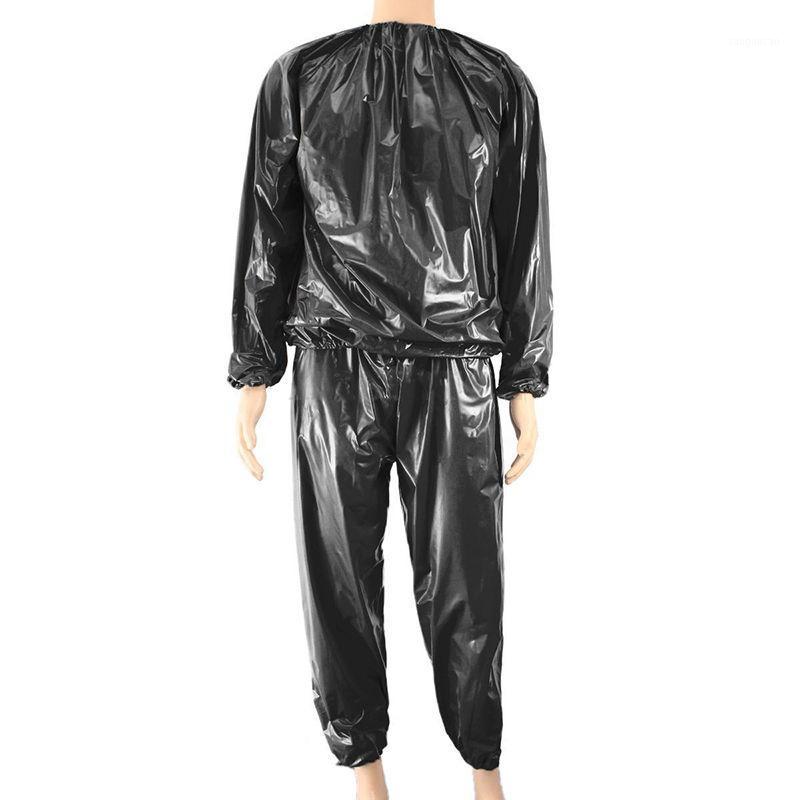 

Body Building Fitness Hat Sauna Clothes Lose Weight Keep Slimming Waterproof Gym Exercise Training Workout Hooded Suit #883411, Black