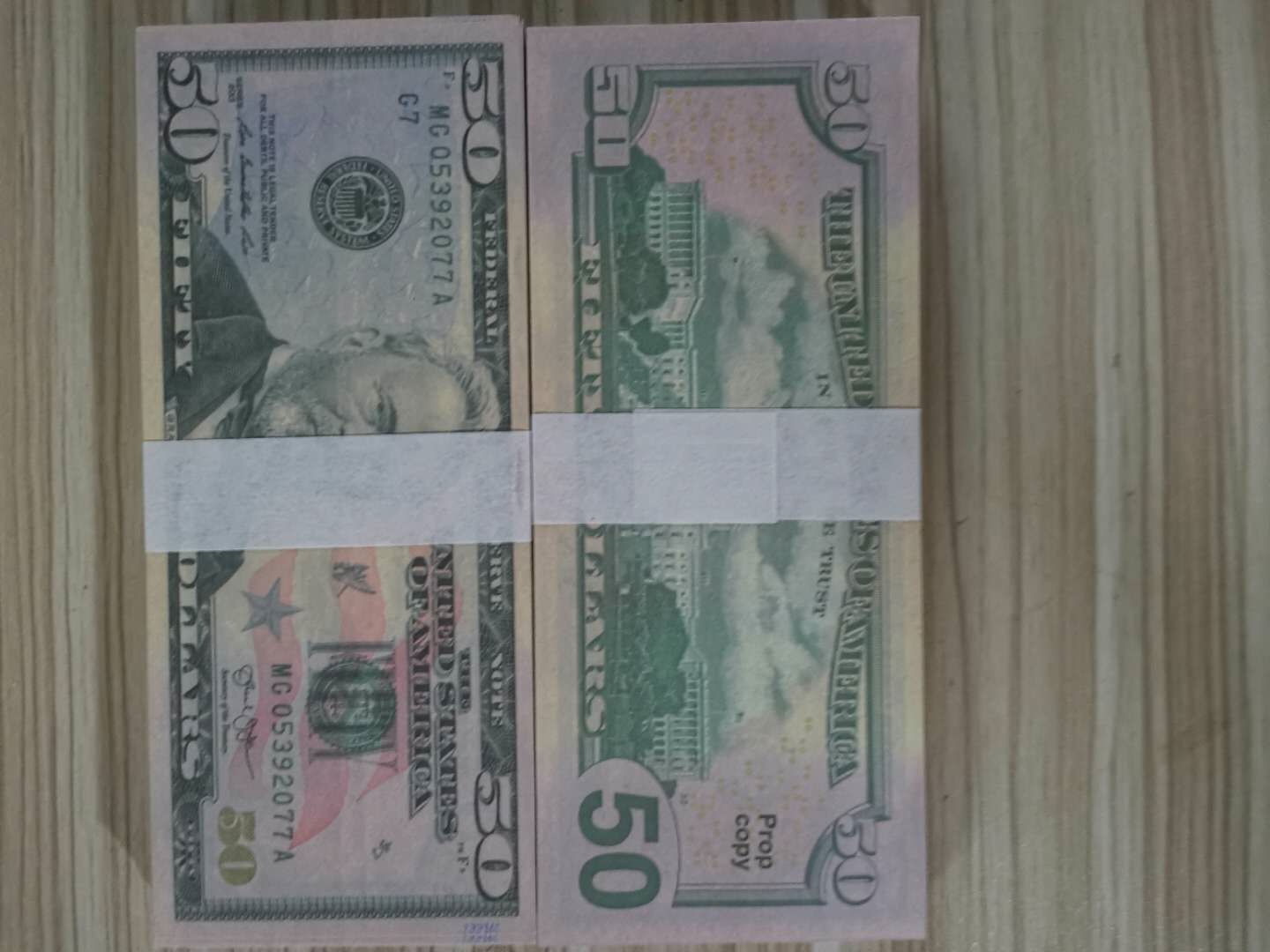 

100Pcs/Set US Banknote America Fake Banknotes All Dollar Banknotes Paper Money Collection for Home Decoration Gift