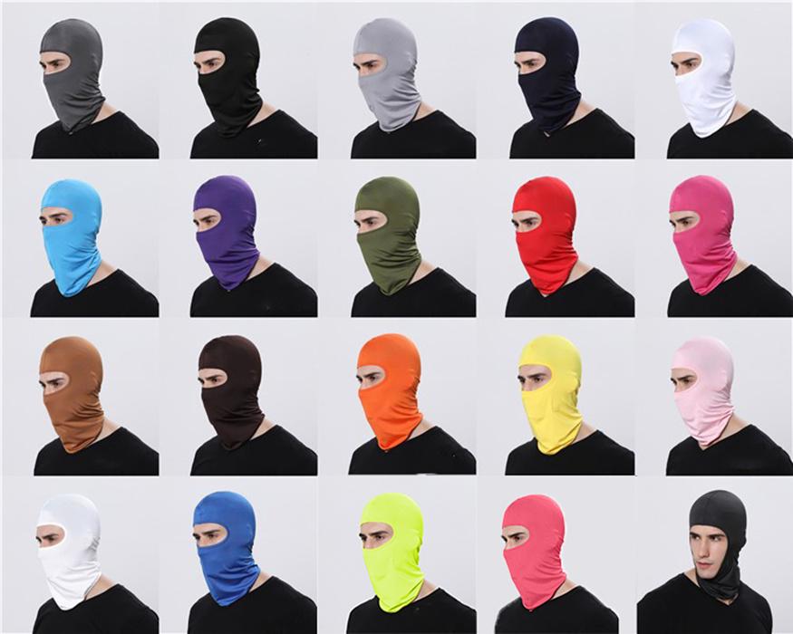 

OutdoorCycling Acrylic Yarn Full Face Mask Bicycle Ski Bike Ride Mask Winter Cap Balaclava Hood Army Tactical Hole, Black